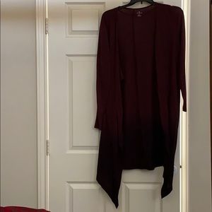 Long sleeve flared  sweater